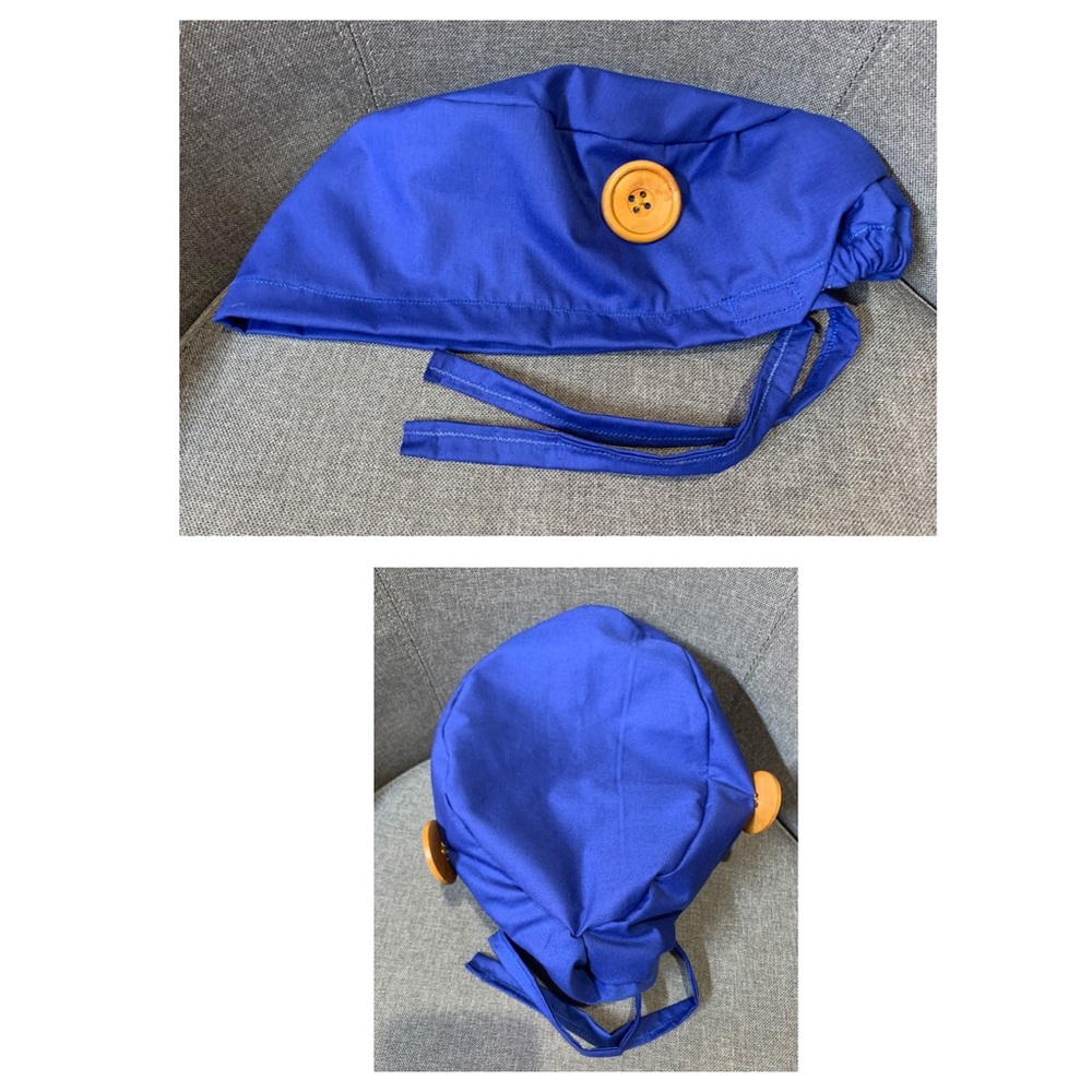 High Quality Fitted Scrub Cap with Buttons